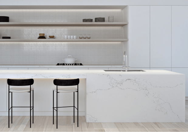 White kitchen design